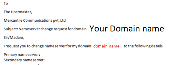 com.np domain registration letter