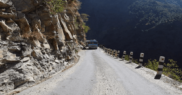 Most Dangerous Road of the World in Nepal