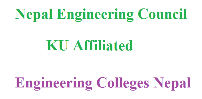 nepal engineering council ku