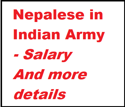 nepalese in indian army