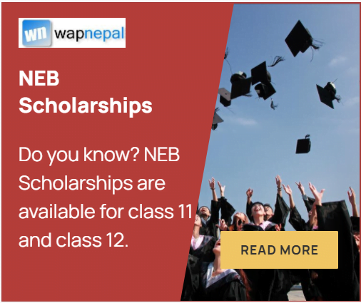 NEB Scholarship for Plus two Students in Nepal