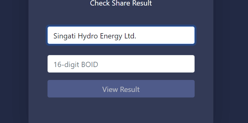 singati hydropower ipo result