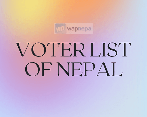 Voter List of Nepal