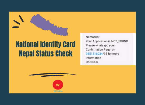 National Identity Card Nepal Status Check